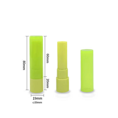 ปรับปิด PP กล่องน้ําผงลิปสีเขียว ท่อน้ําผงลิปแบบเต็มใหม่ 5g