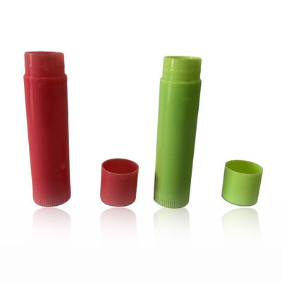 5 กรัม ท่อน้ําผงริมฝีปากสี ท่อพลาสติก Chapstick ท่อ SGS การอนุมัติ