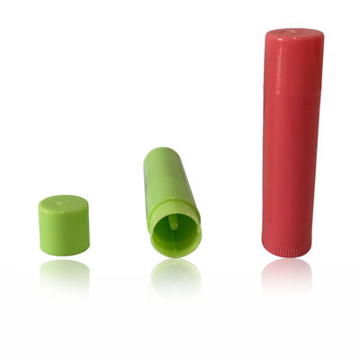5 กรัม ท่อน้ําผงริมฝีปากสี ท่อพลาสติก Chapstick ท่อ SGS การอนุมัติ