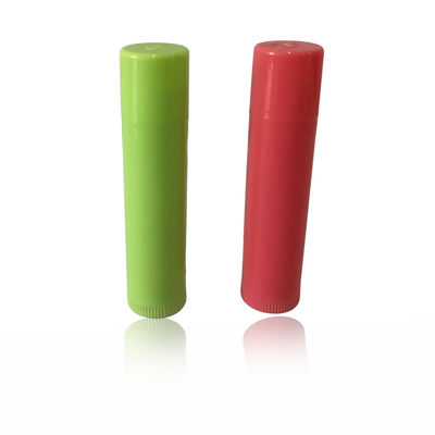 5 กรัม ท่อน้ําผงริมฝีปากสี ท่อพลาสติก Chapstick ท่อ SGS การอนุมัติ