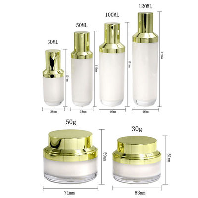 ชุดบรรจุภัณฑ์เครื่องสําอางแบบสกรูคาป บรรจุภัณฑ์เครื่องสําอาง 50ml 60ml 100ml 120ml