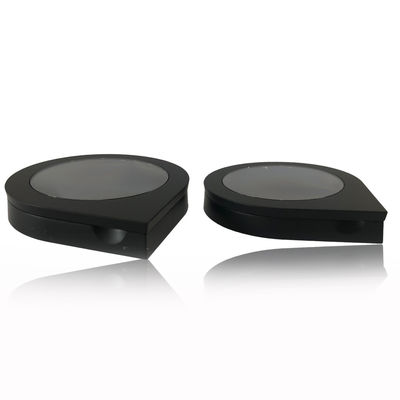 39mm/27mm Pan Round ว่างเปล่า Compact Powder Case กับกระจก น้ําหนักเบา