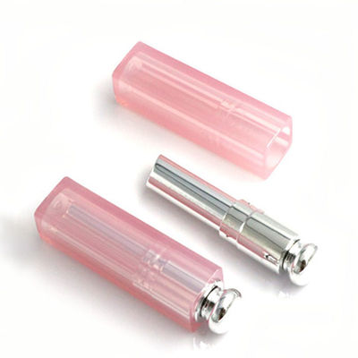 OEM ABS พลาสติกบรรจุลิปสติก สีชมพู ลิปสติกท่อบรรจุ
