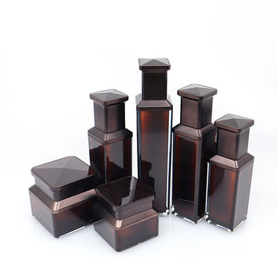 การดูแลบุคคล การจัดเก็บเครื่องสําอาง อะคริลิค Cap Custom Logo Screen Printed Packaging Organizer