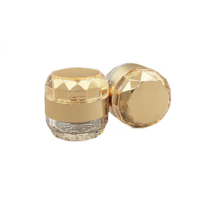 ปรับแต่ง 50 กรัม Acrylic Cosmetic Jar Diamond Jar Design ครีมบํารุงผิว