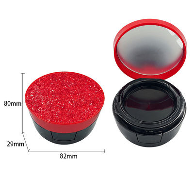 15g Compact Travel Friendly Transparent Cushion Foundation Case สําหรับครอบคลุมความเบาของ Dewy