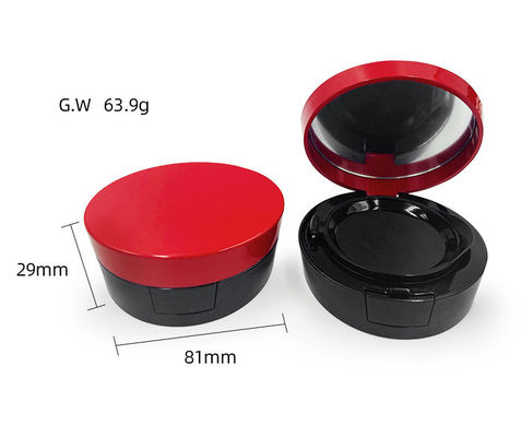 กระเป๋าสะพาย 15 กรัม Snap Closure Compact Powder Case สําหรับเครื่องสําอางบํารุงผิวหนังและสินค้าบรรจุ