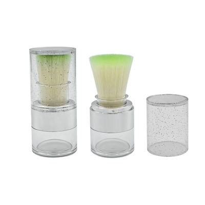 15 กรัม Twist Open Clear Loose Powder Case สําหรับการใช้งานปูนโลโก้ตามสั่งอย่างยั่งยืน