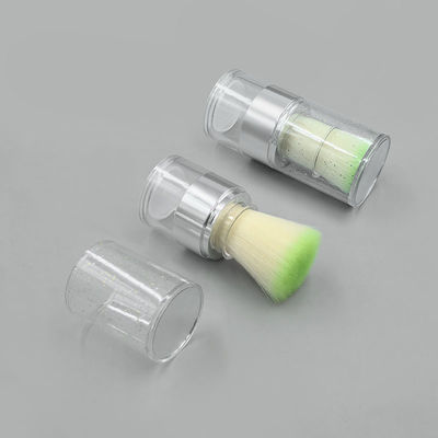 15 กรัม Twist Open Clear Loose Powder Case สําหรับการใช้งานปูนโลโก้ตามสั่งอย่างยั่งยืน
