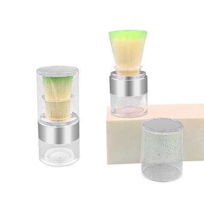 15 กรัม Twist Open Clear Loose Powder Case สําหรับการใช้งานปูนโลโก้ตามสั่งอย่างยั่งยืน